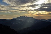 87 Dal Passo di Grialeggio tramonto in Resegone